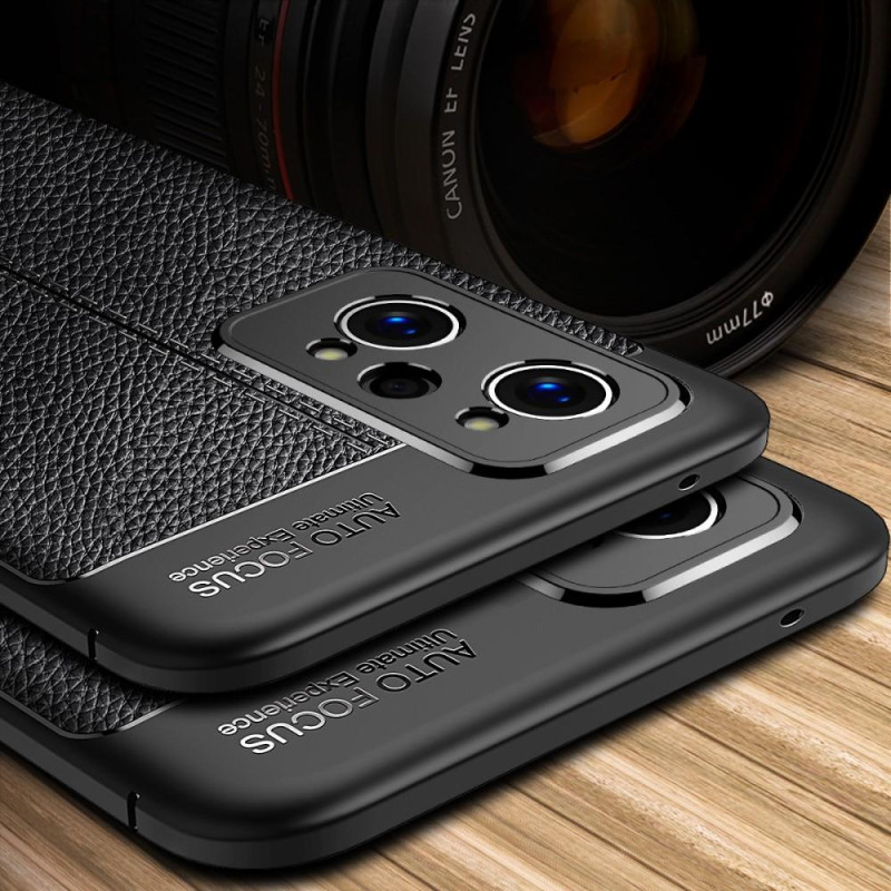 Realme GT Neo2 Litchi Texture Drop Protection Soft Flexible TPU Phone Kansi