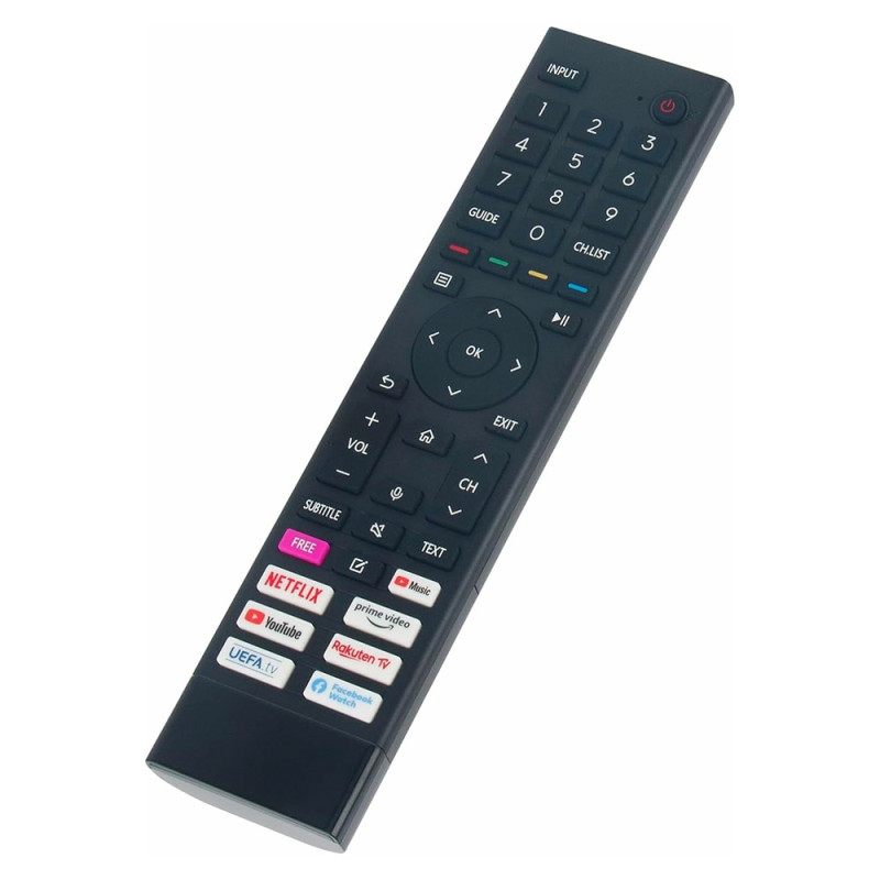 Remote Control Replacement ERF3B80H For Hisense TV (Does not support voice function)