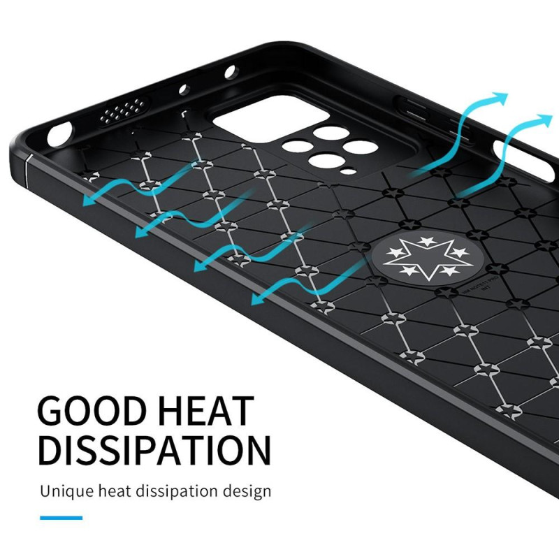 Xiaomi Redmi Note 11 Pro deksel med fingerring og innebygd plate