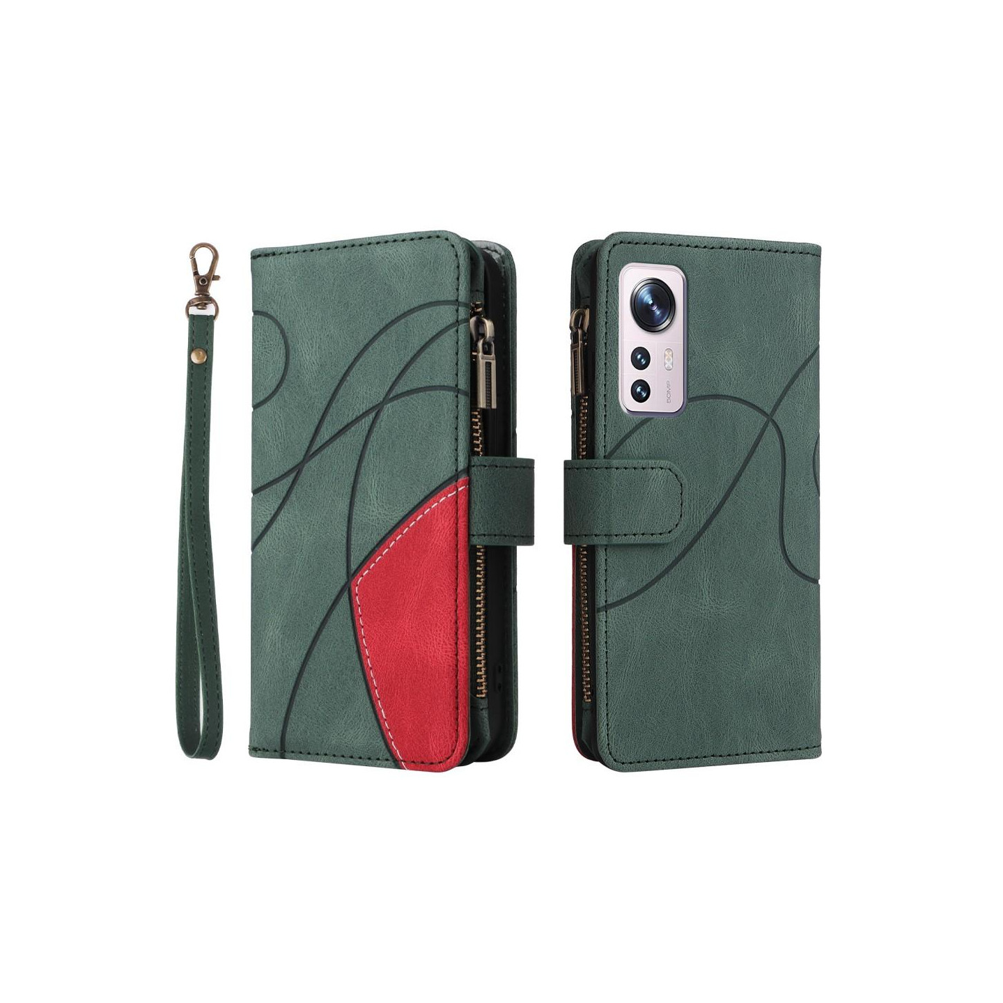 KS Lommebok - cover til Xiaomi 12 - Grøn