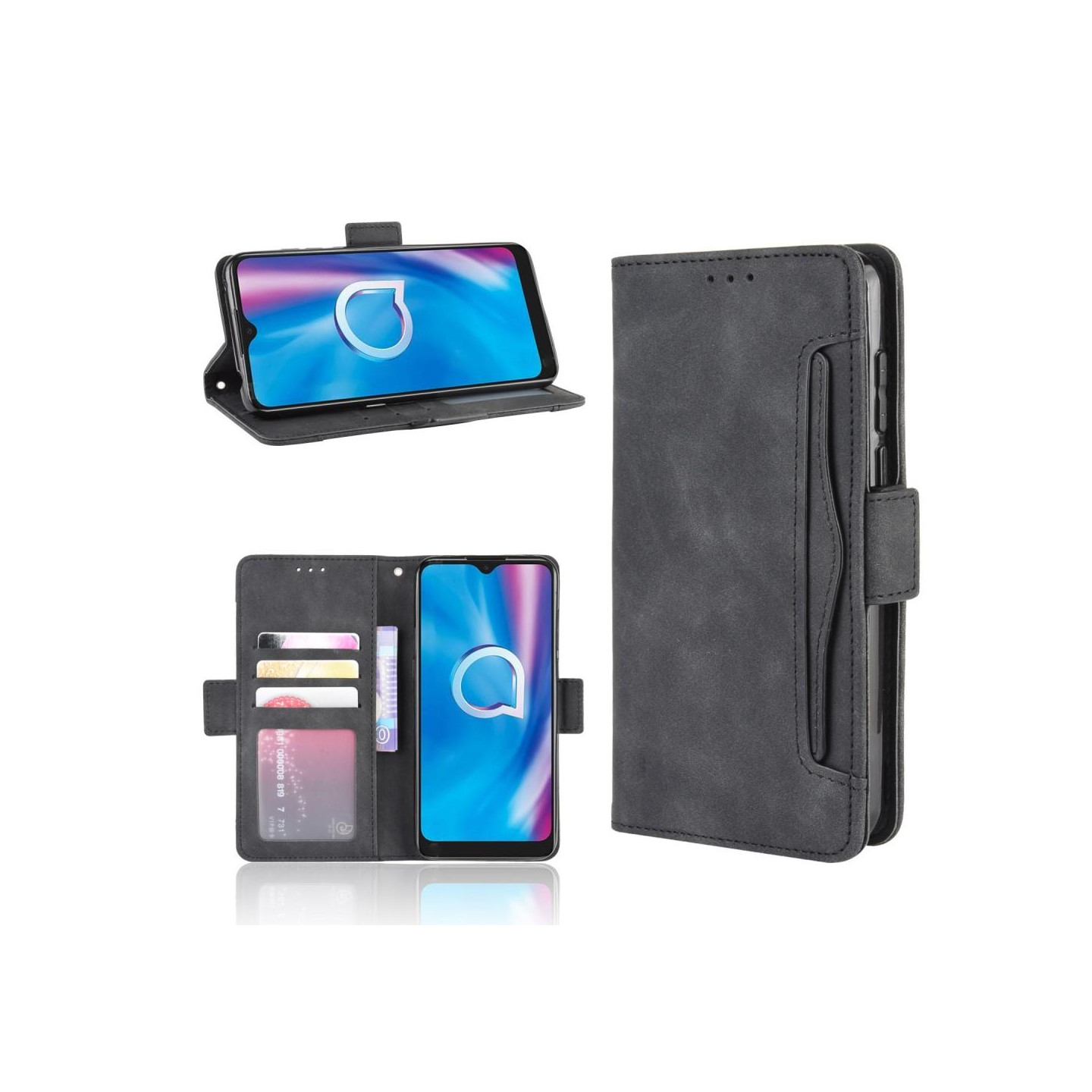 Vintage Wallet Case for Alcatel 3L (2020) / 1S (2020)