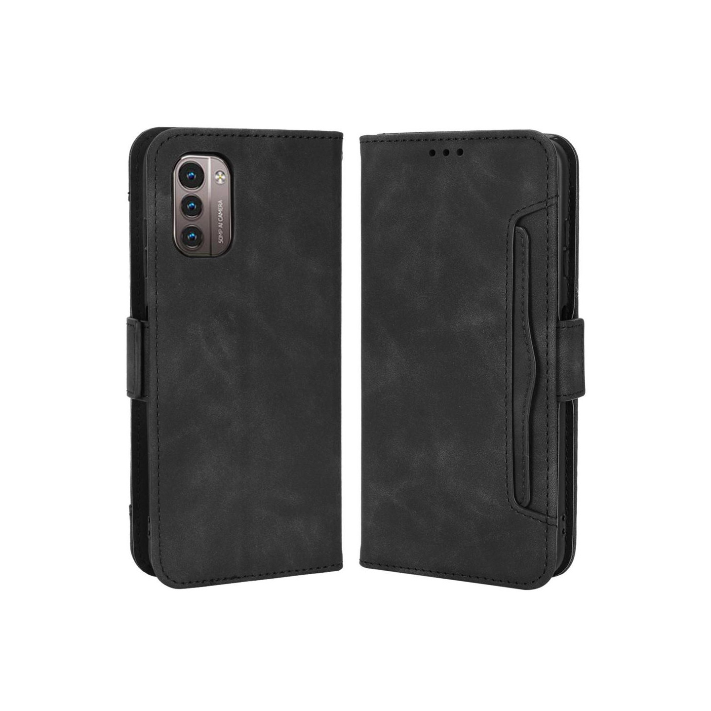 Nokia G21/G11 magneettinen kääntökotelo lompakon suojukselle