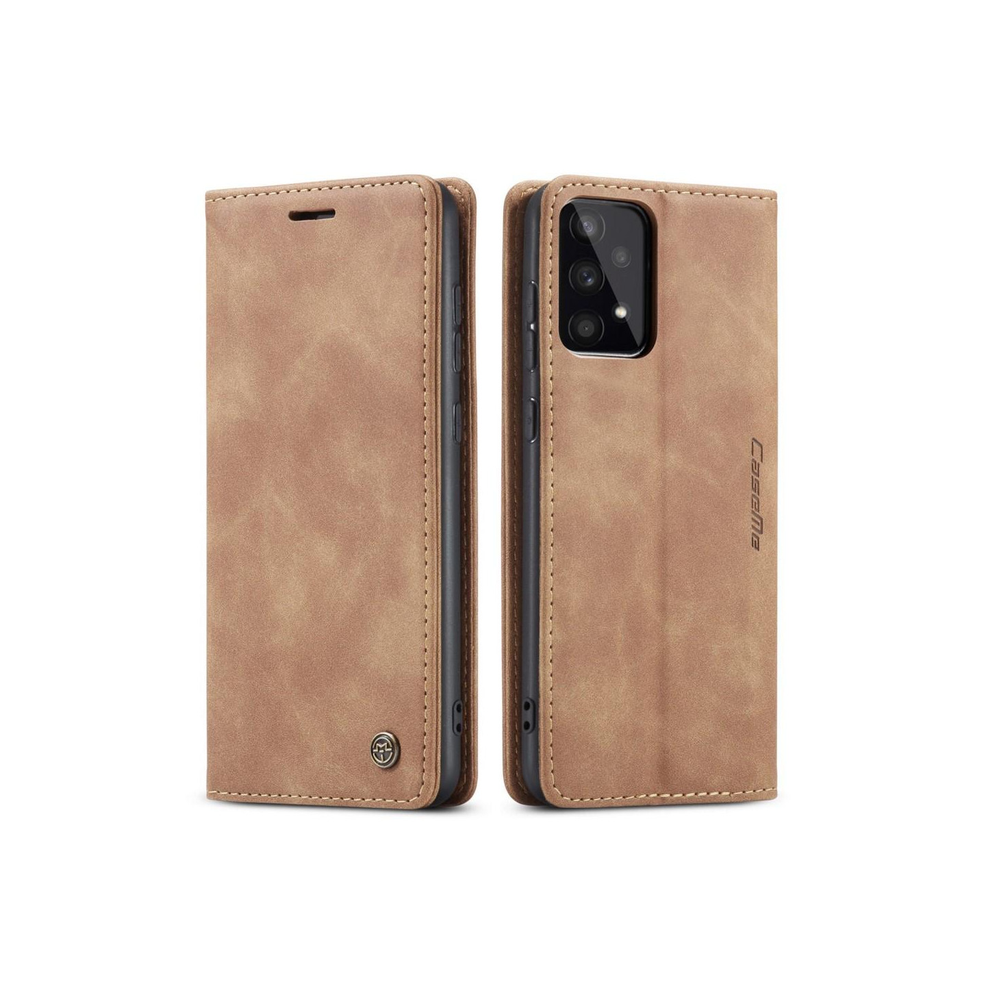 CASEME Lommebok - deksel Samsung Galaxy A33 5G - Brun