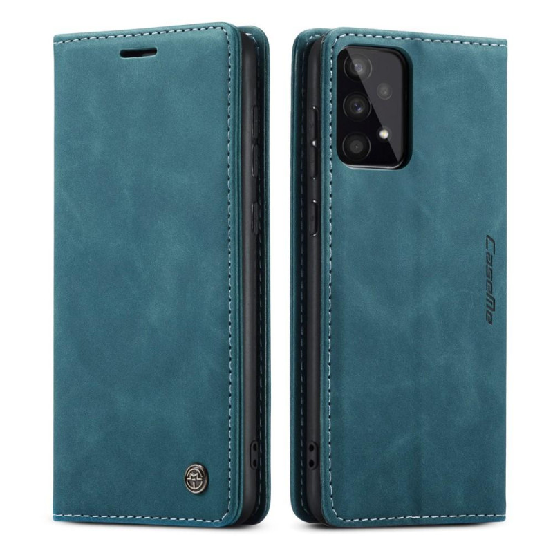 CASEME Retro Wallet Case for Samsung Galaxy A33 5G - Green - Blue