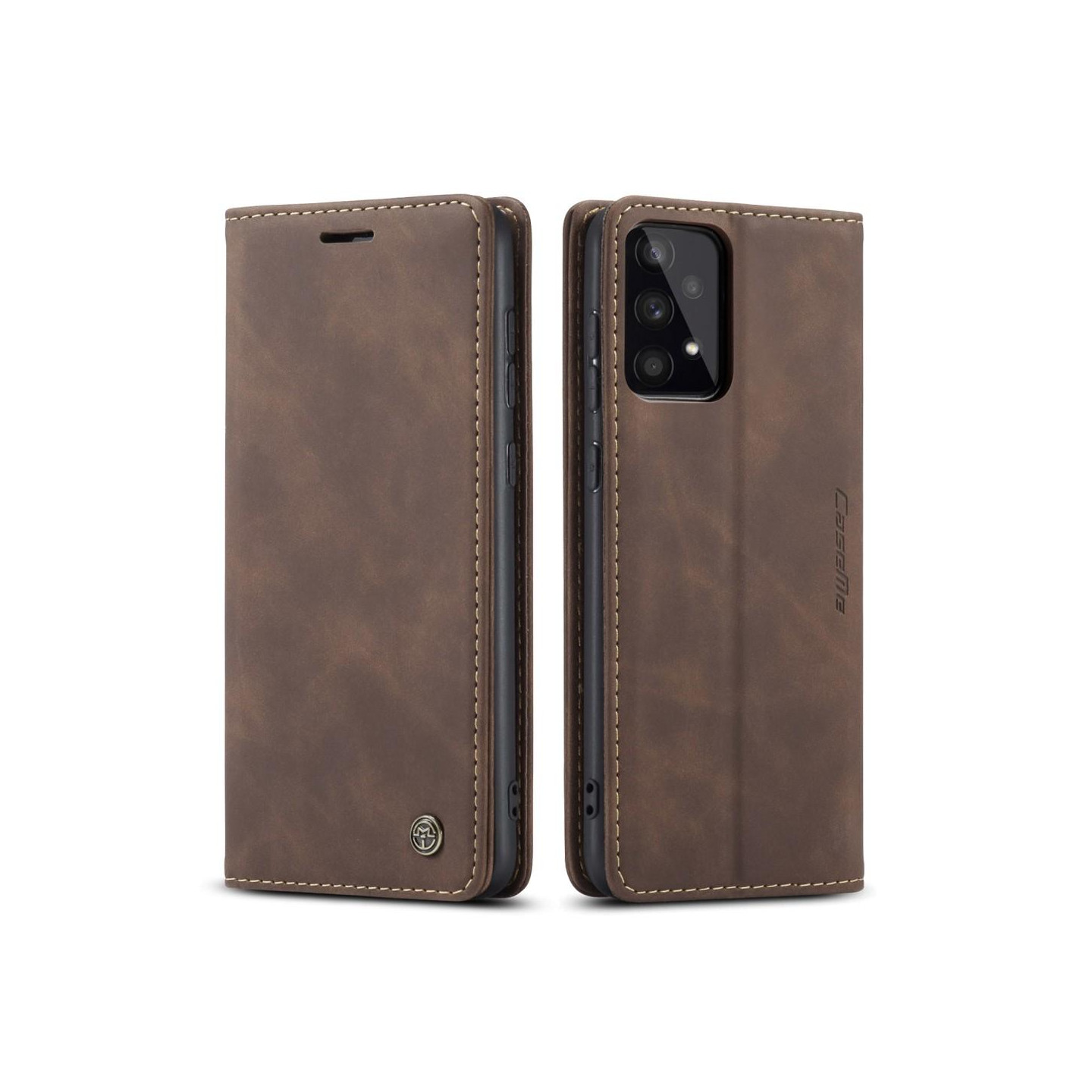 CASEME Lommebok - deksel Samsung Galaxy A33 5G - Kaffe