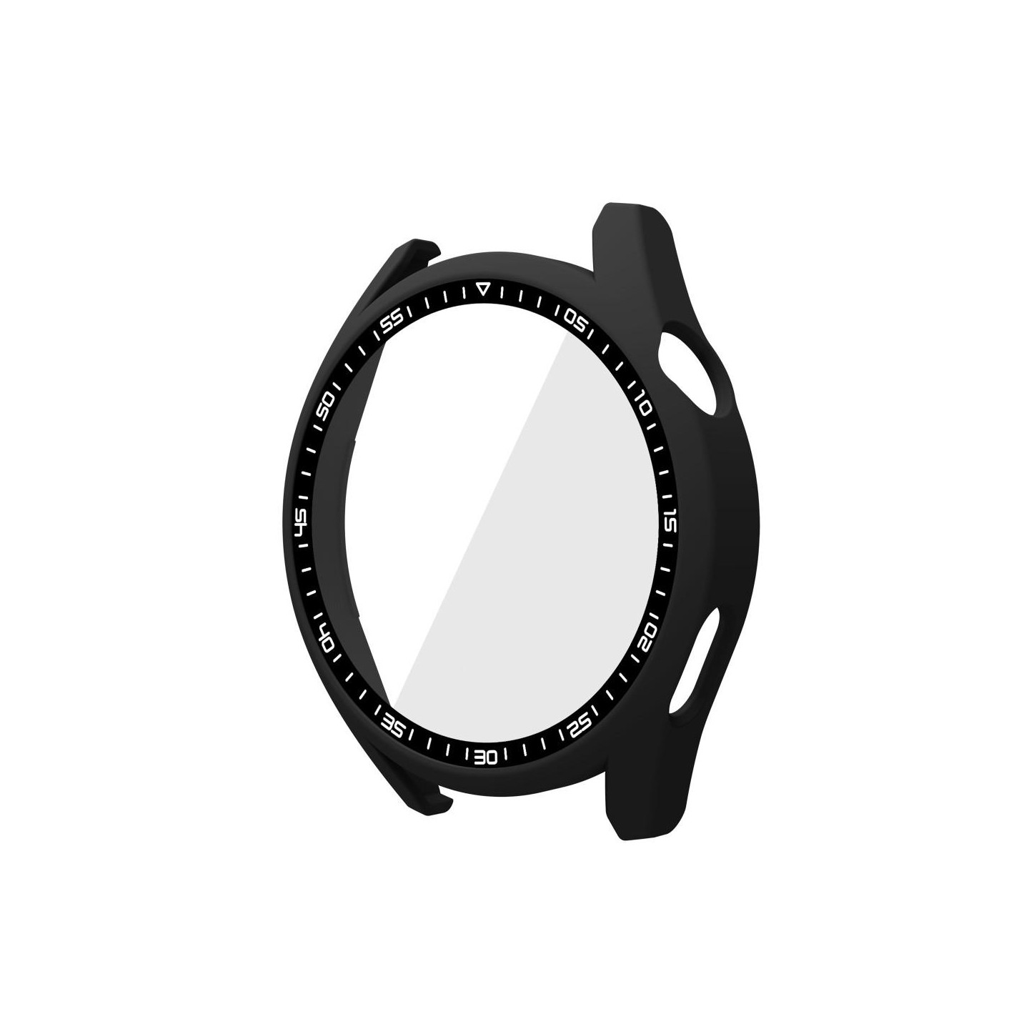 Huawei Watch GT 3 46mm kellon kotelon kehys karkaistulla lasilla musta