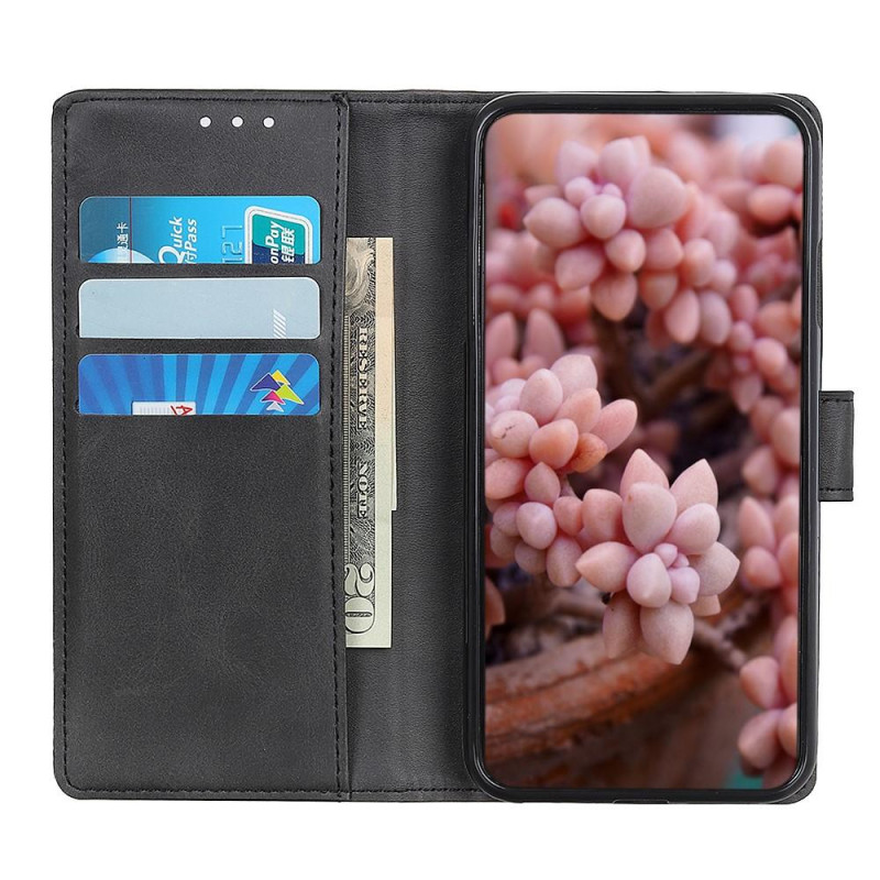 Vintage Wallet Case for Motorola Moto G22 / Moto E32s 4G - Black