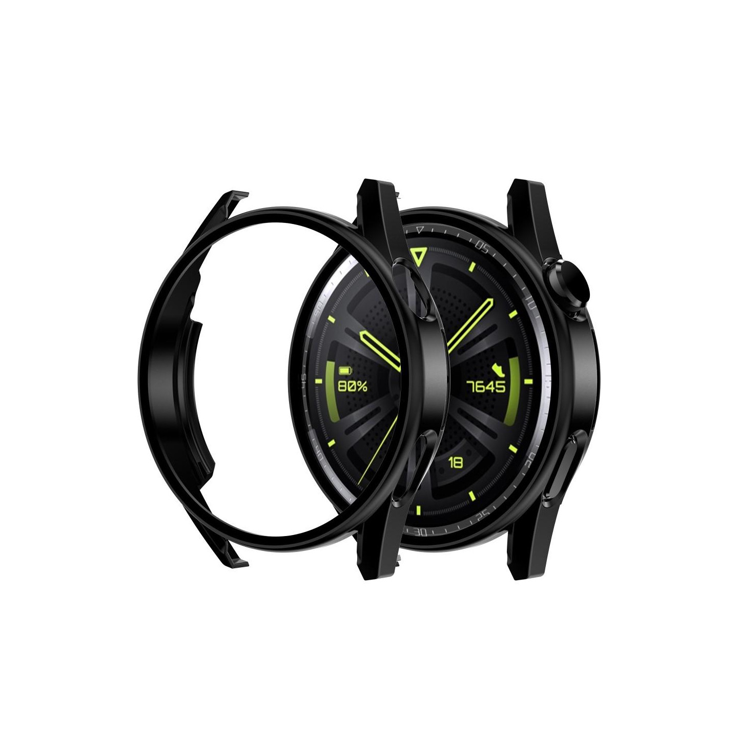 Huawei Watch GT 3 42mm urkasseramme med hærdet glas sort