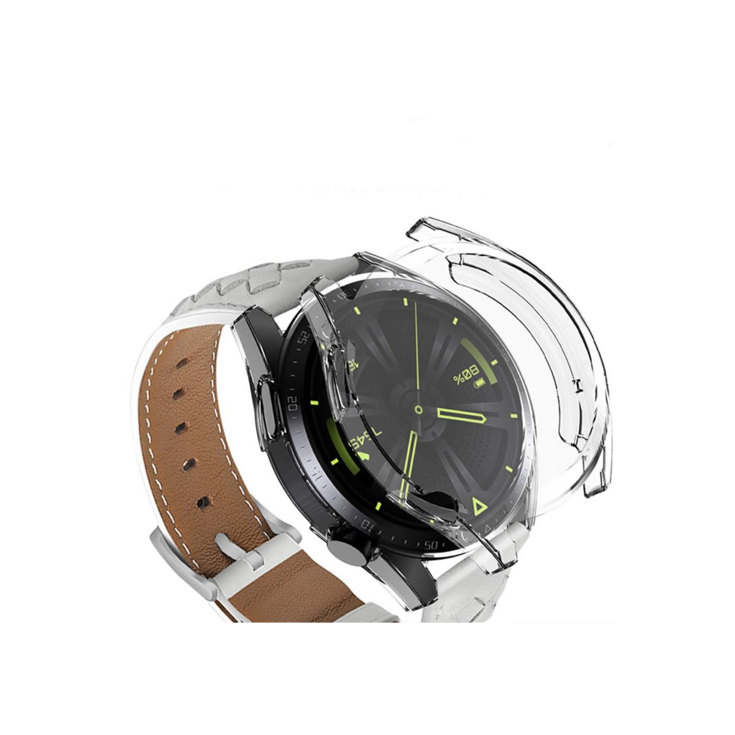 Huawei Watch GT 3 46mm Beskyttende Gjennomsiktig Cover TPU
