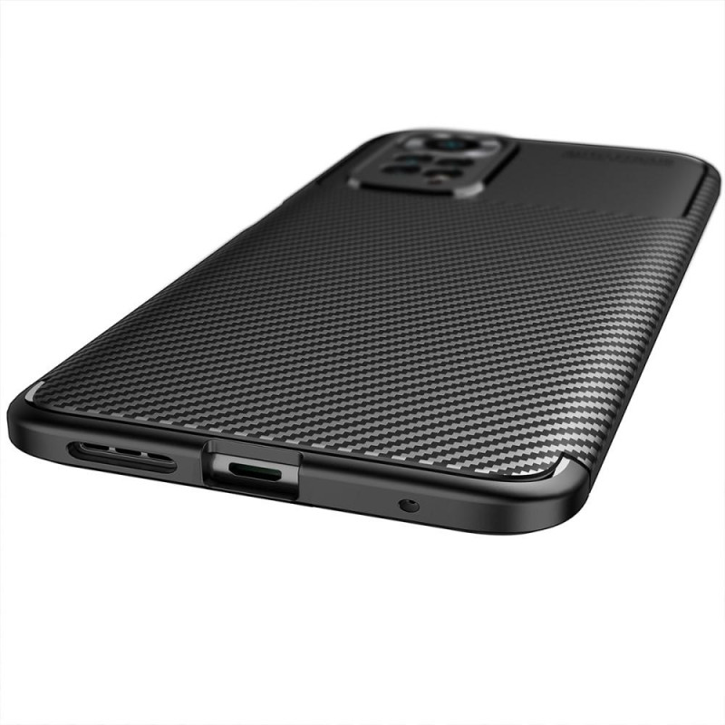 Carbon Fiber Texture TPU Cover for Xiaomi Redmi Note 11