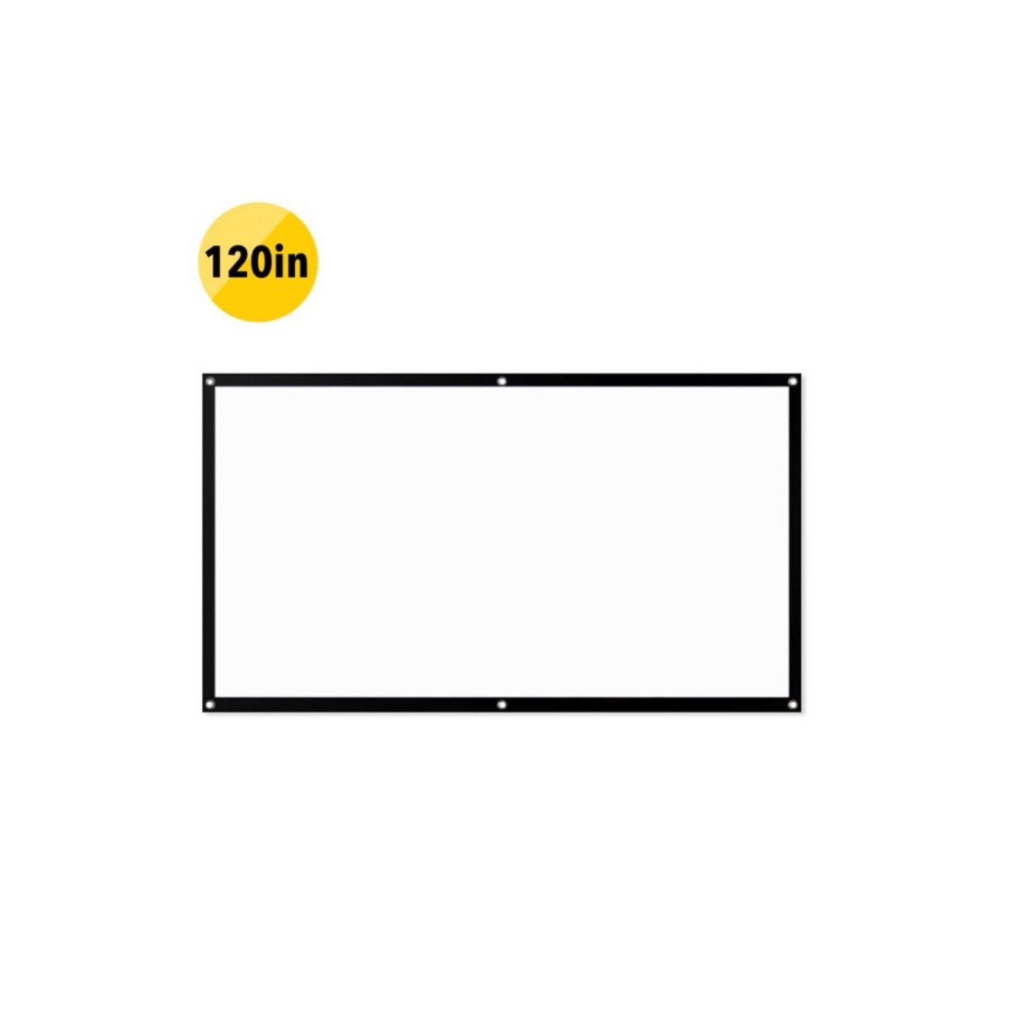 Projektionsskærm 120 tommer 4:3 til projektor