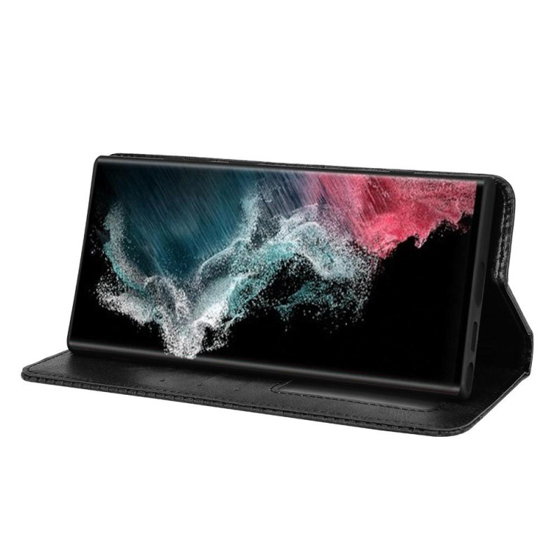 Samsung Galaxy S22 Ultra 5G Lommebok - cover - Sort