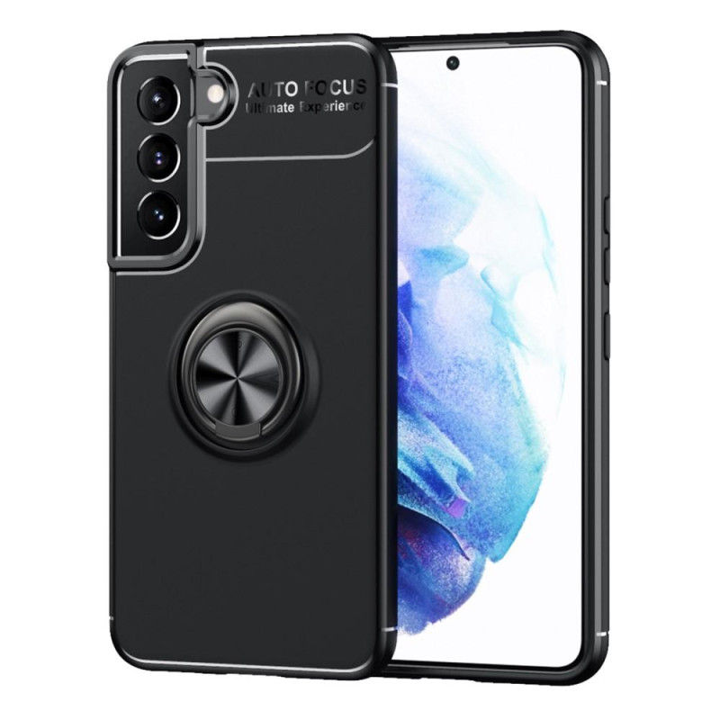 Samsung Galaxy S22+ Hybrid Cover Med Fingerring - Sort