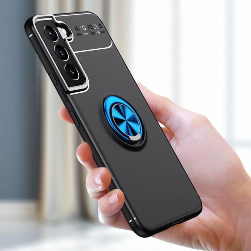 Samsung Galaxy S22+ Hybrid Deksel Med Fingerring - Svart