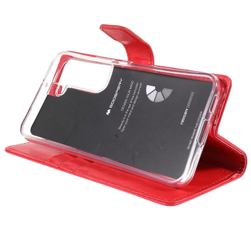 MERCURY GOOSPERY Blå Måne Etui Samsung Galaxy S22+ - Rød