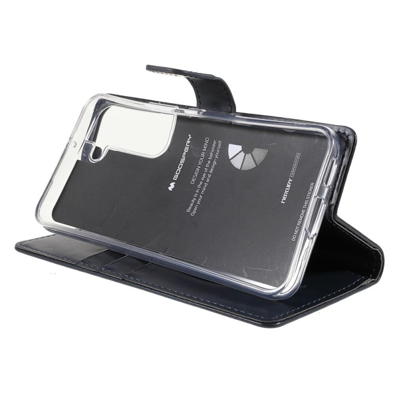 MERCURY GOOSPERY Blue Moon Suojakotelo Samsung Galaxy S22+ - Tummansininen