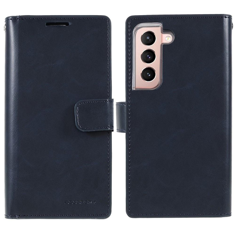 Samsung Galaxy S22+ MERCURY GOOSPERY Mansoor Wallet Case - Dark Blue