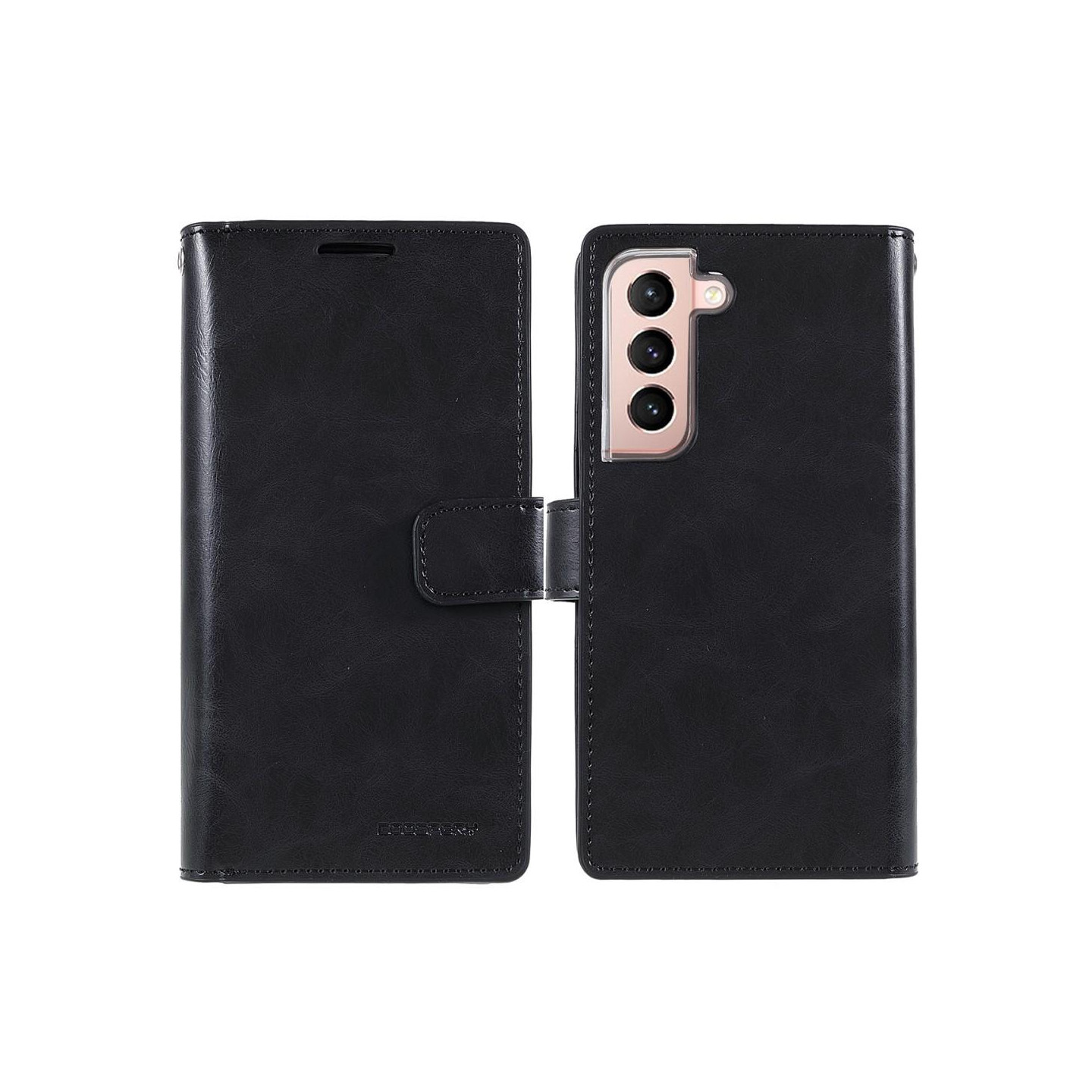 Samsung Galaxy S22+ MERCURY GOOSPERY Mansoor Wallet Case - Black