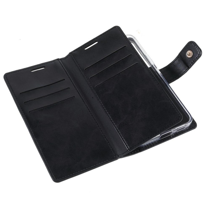 Samsung Galaxy S22+ MERCURY GOOSPERY Mansoor Wallet Case - Black