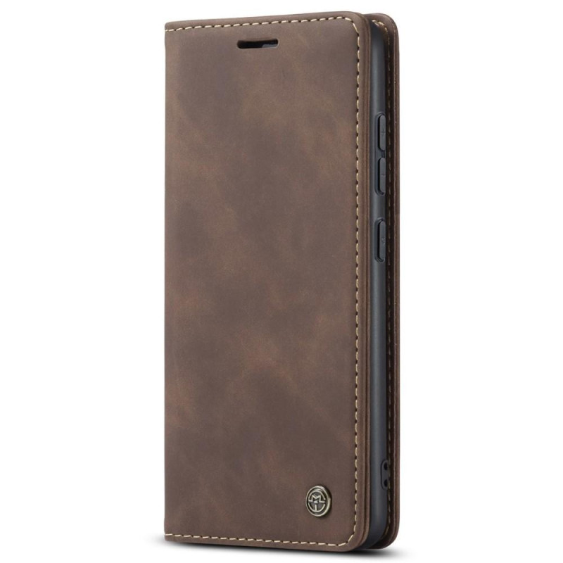 CASEME Retro lompakkokotelo Samsung Galaxy S22: lle - Kahvi