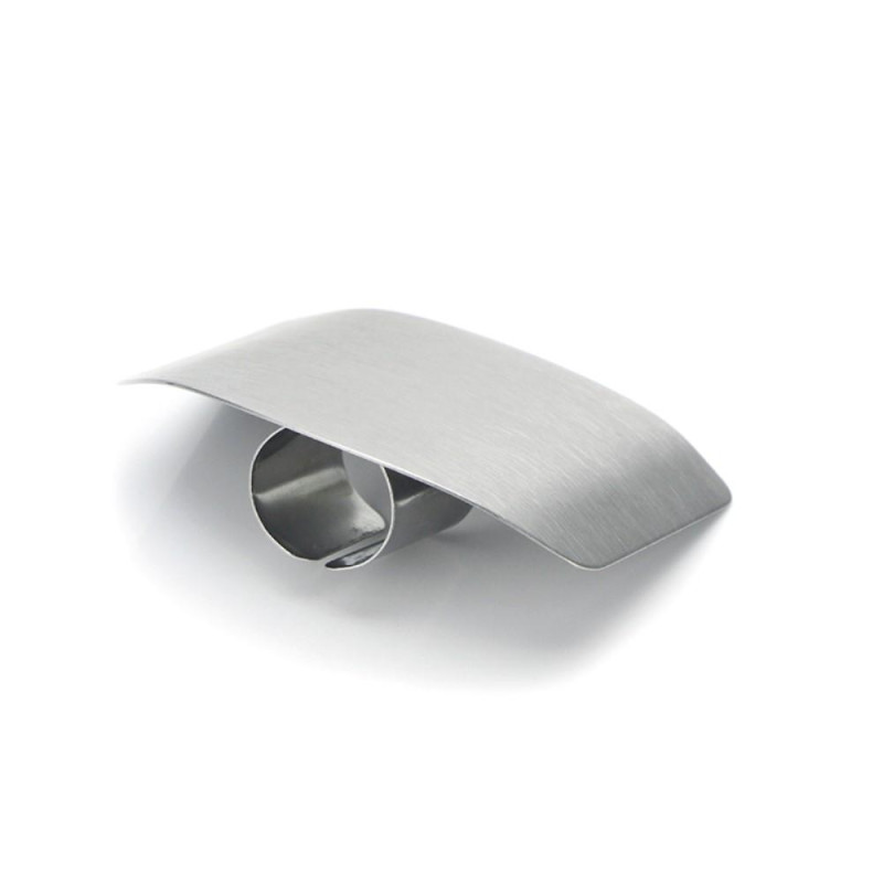 Stainless Steel Finger Guard for Safe Cutting Vegetables Fruit