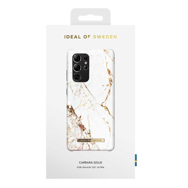 iDeal Of Sweden Samsung Galaxy S22 Ultra Case - Carrara Gold
