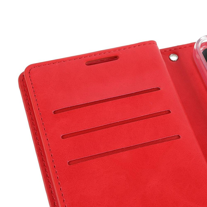 Samsung Galaxy S22+ MERCURY GOOSPERY Mansoor Wallet Case - Red