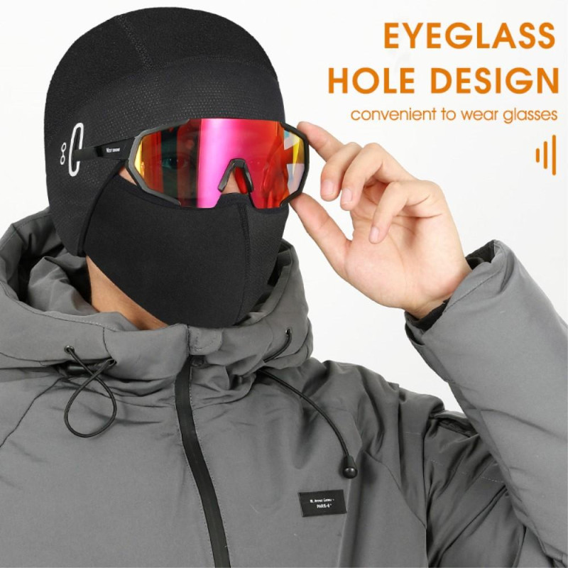 Vinterbalaclava ansiktsdeksel termisk vindtett fleece