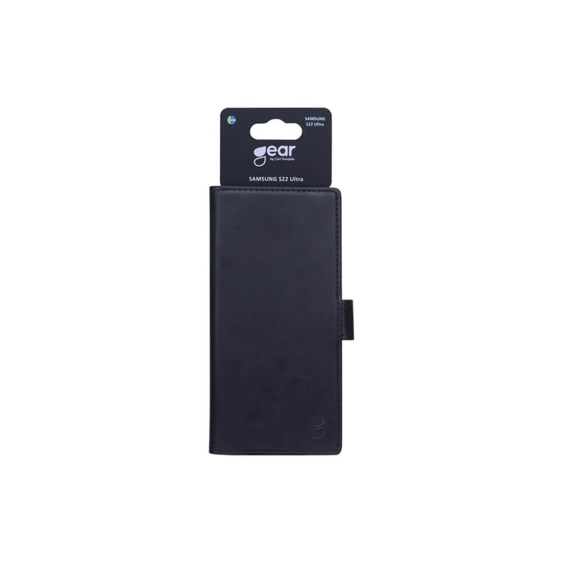 GEAR Lommebok - cover Sort Samsung Galaxy S22 Ultra