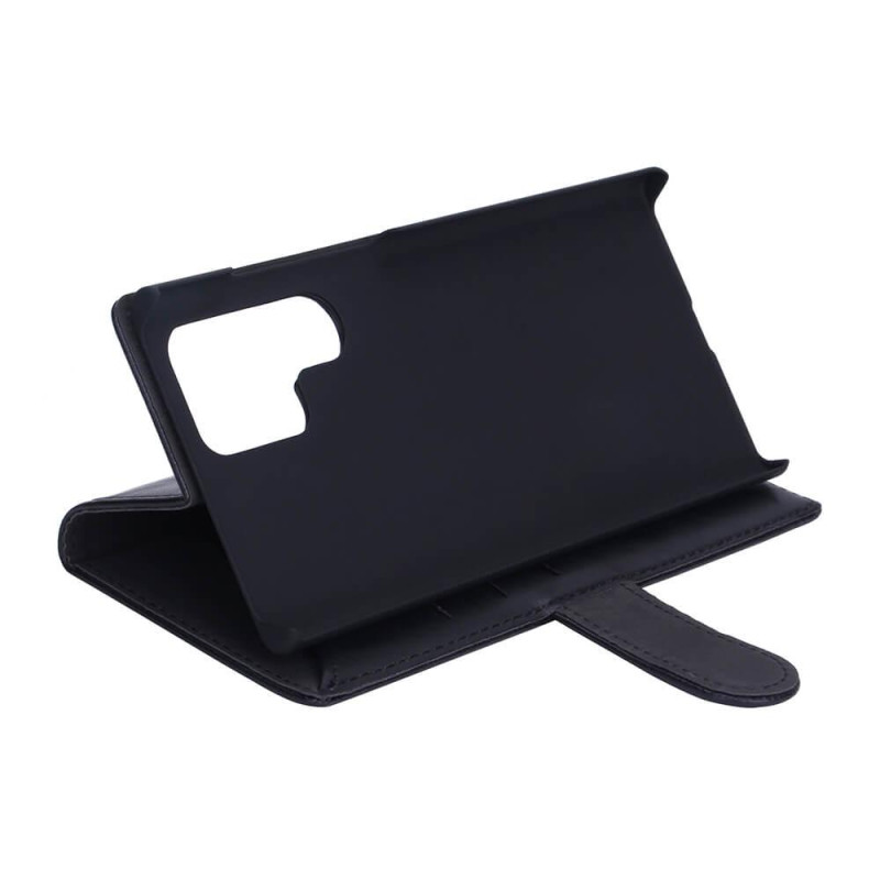 GEAR Walletcase Black for Samsung Galaxy S22 Ultra