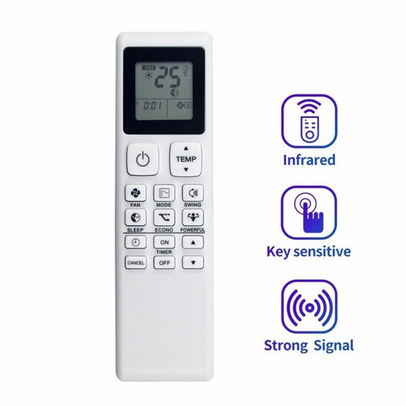 Erstatning fjernkontroll for ARC486A1 / ARC486A2 for Daikin klimaanlegg