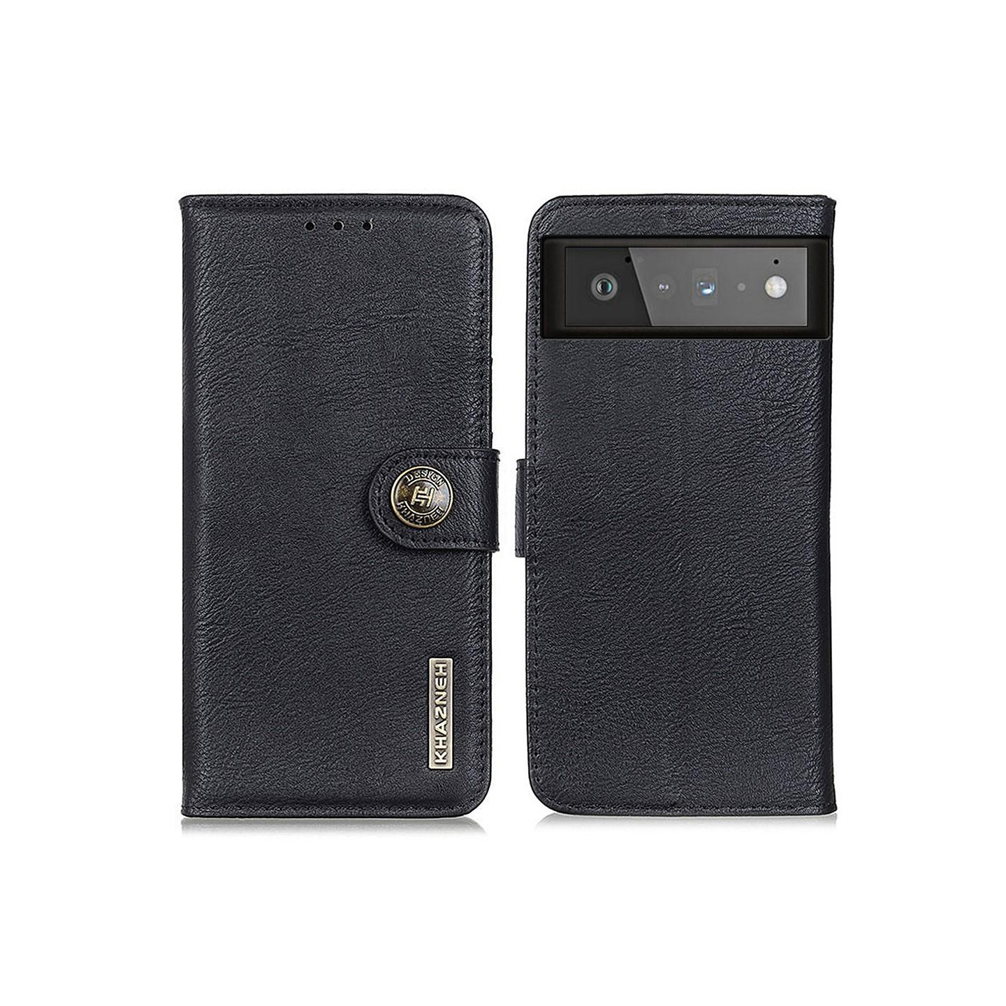 Google Pixel 6 KHAZNEH Lommebok - cover - Sort