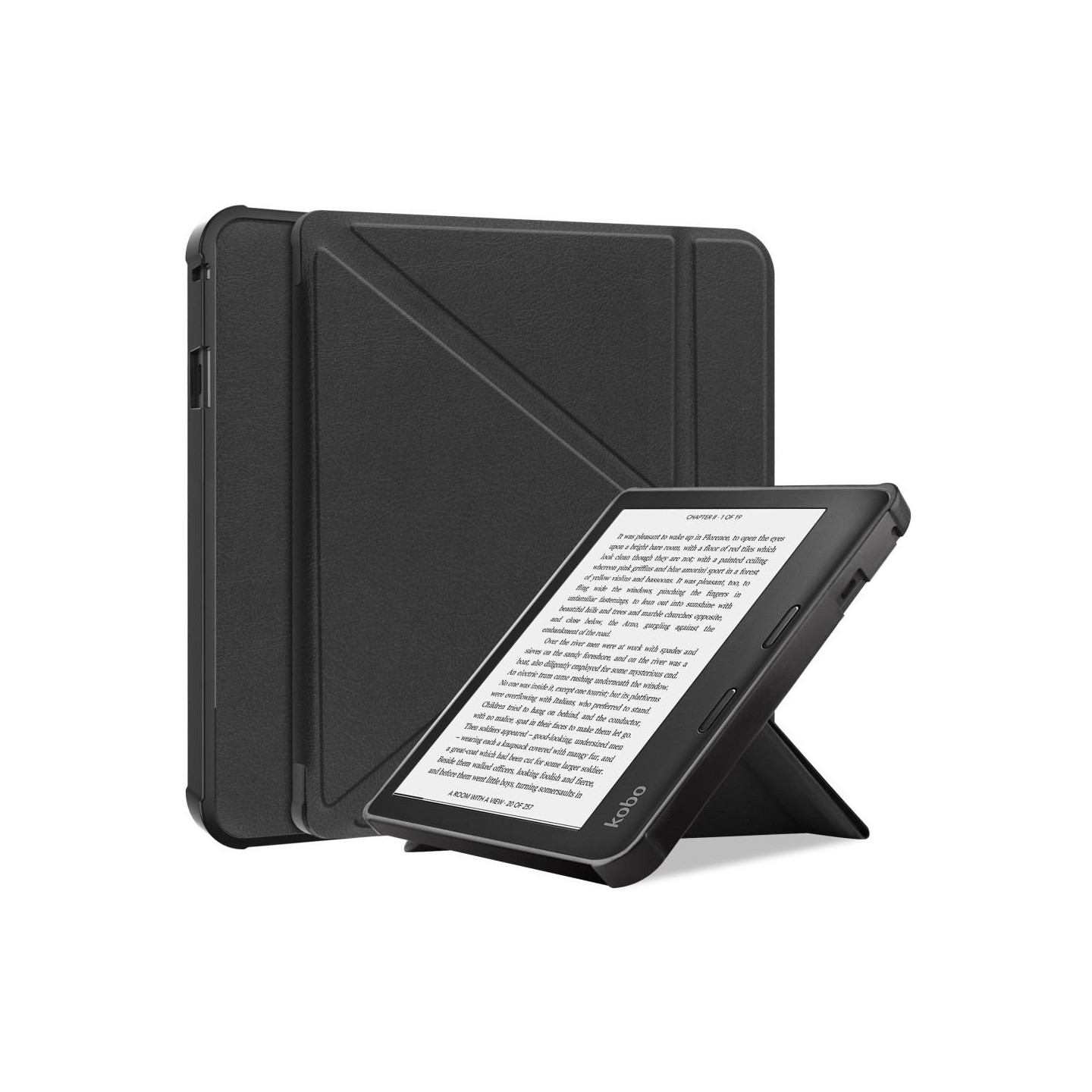 Stand Case Cover for Kobo Sage - Black