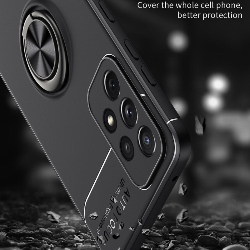 Finger Ring Kickstand TPU Suojakuori - Samsung Galaxy A73 5G