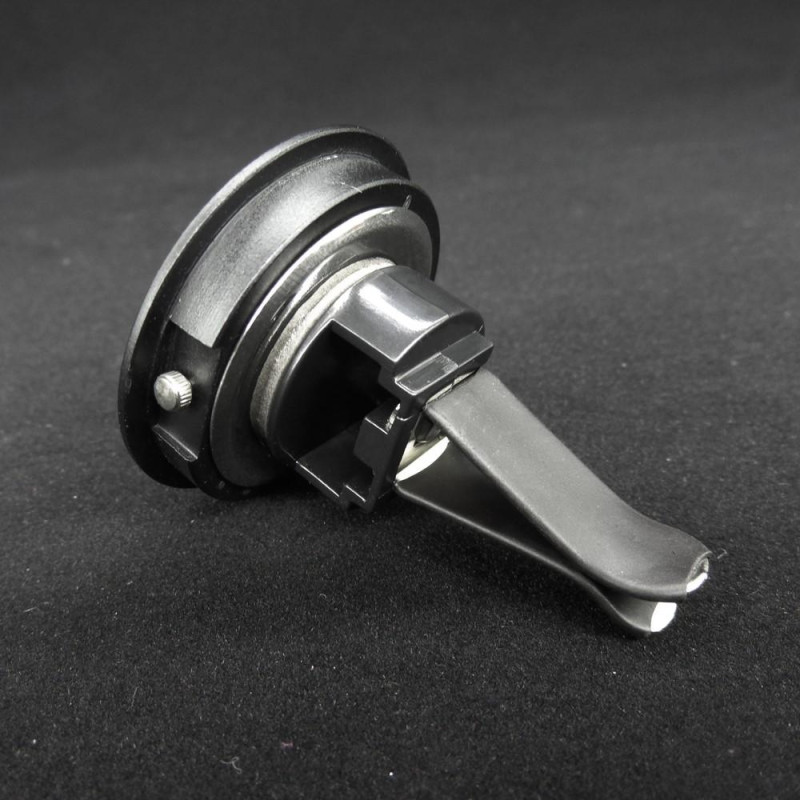 Analog klokke for bil. Air Vent Clip - On Rund Kvarts Bilinteriør - Svart