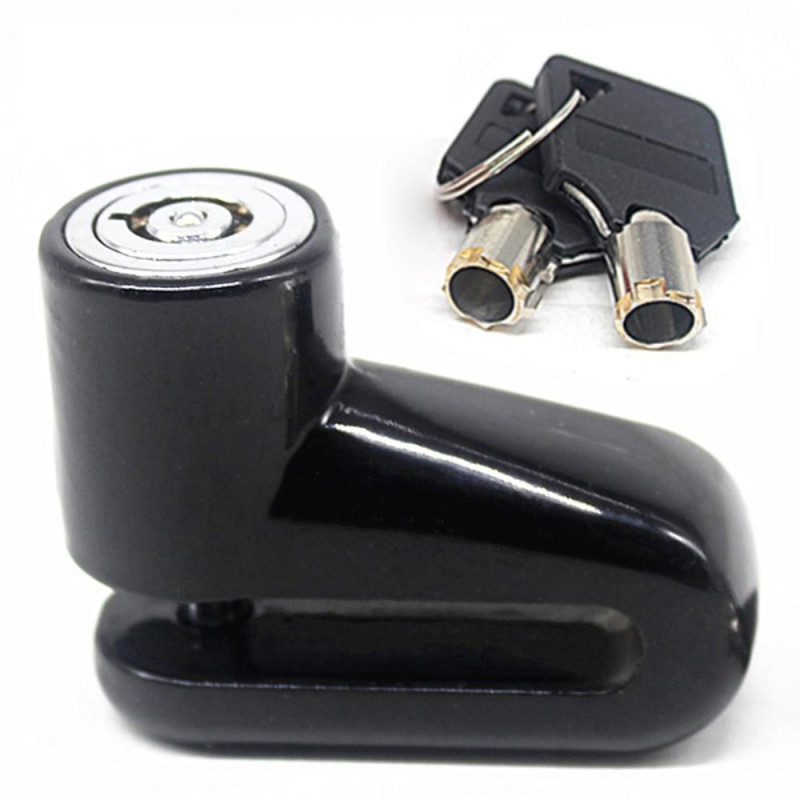 Lock Anti - theft Bicycle Motorcycle Scooter Disc Brake Lock - Black