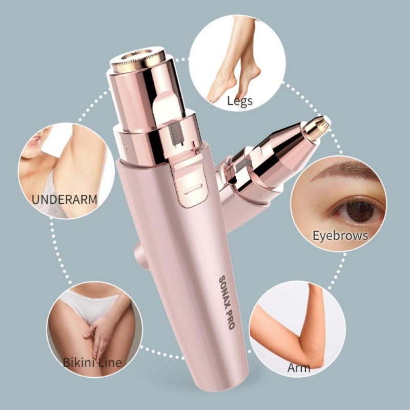 2 i 1 barbermaskinepilator Kropshårfjerning Razor Trimmer