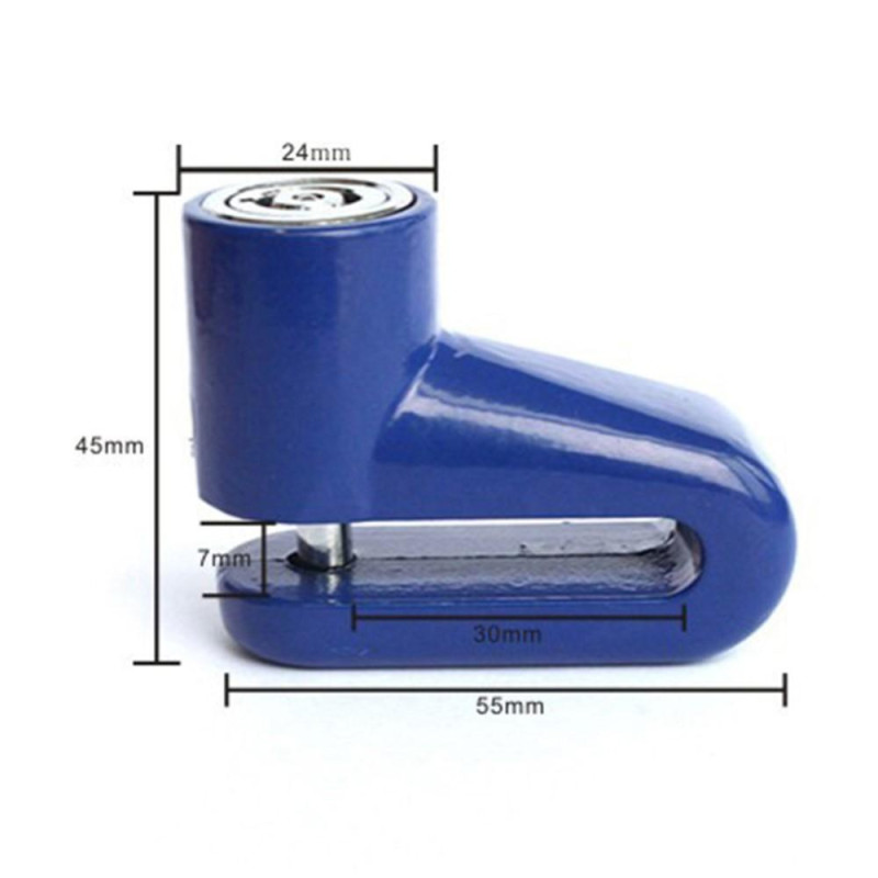 Lock Anti - theft Bicycle Motorcycle Scooter Disc Brake Lock - Black