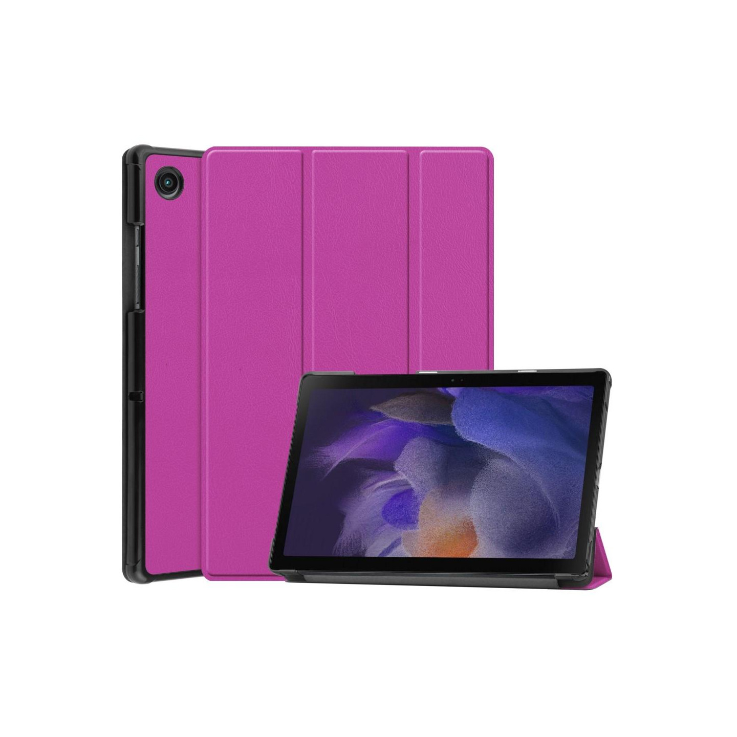 Kolminkertainen telinekotelo Samsung Galaxy Tab A8 10.5" (2021) - violetti
