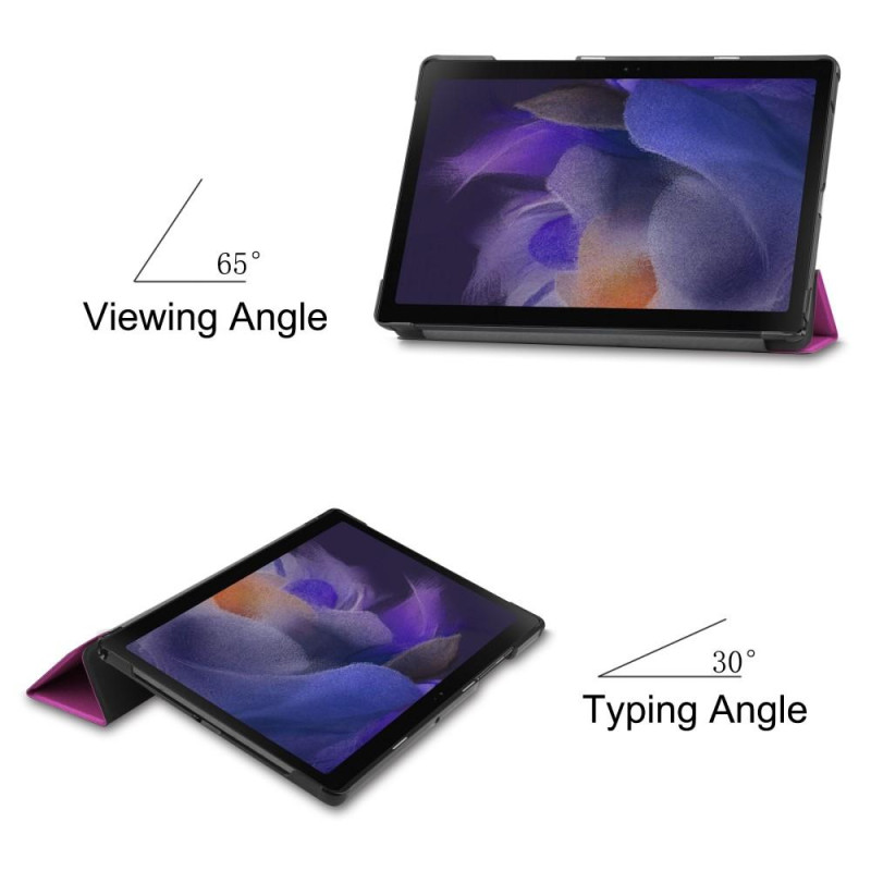 Tri - fold Stand Case for Samsung Galaxy Tab A8 10.5" (2021) - Purple