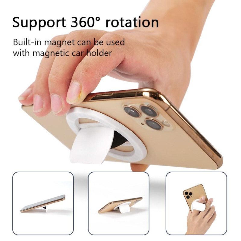 Magnetisk Mobiltelefonholder Bil Selvklebende Lazy Grip - Svart