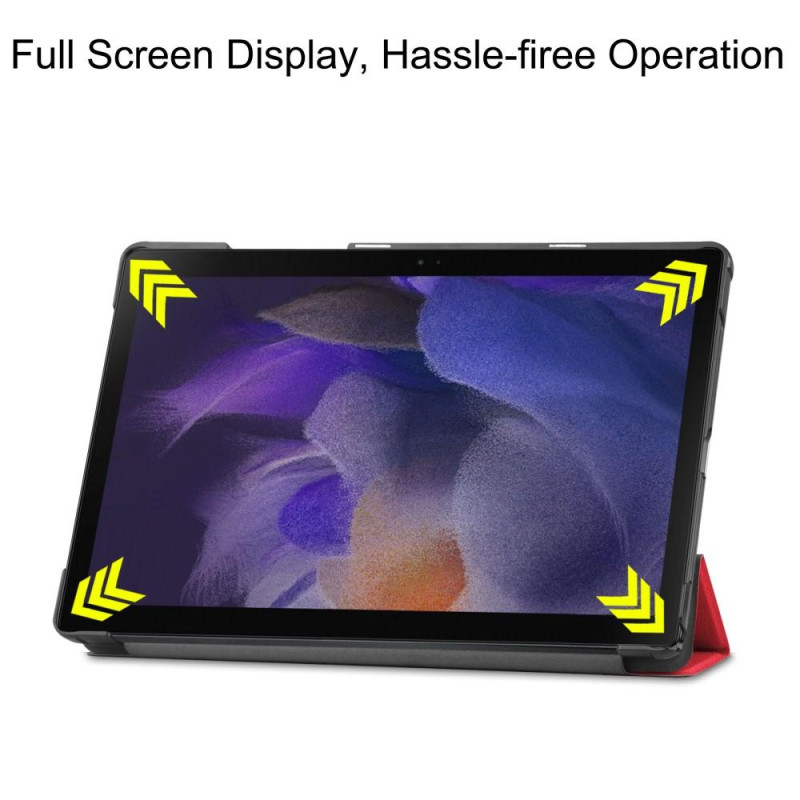 Slim Fit Dekseldeksel Til Samsung Galaxy Tab A8 10.5" (2021) - Rød