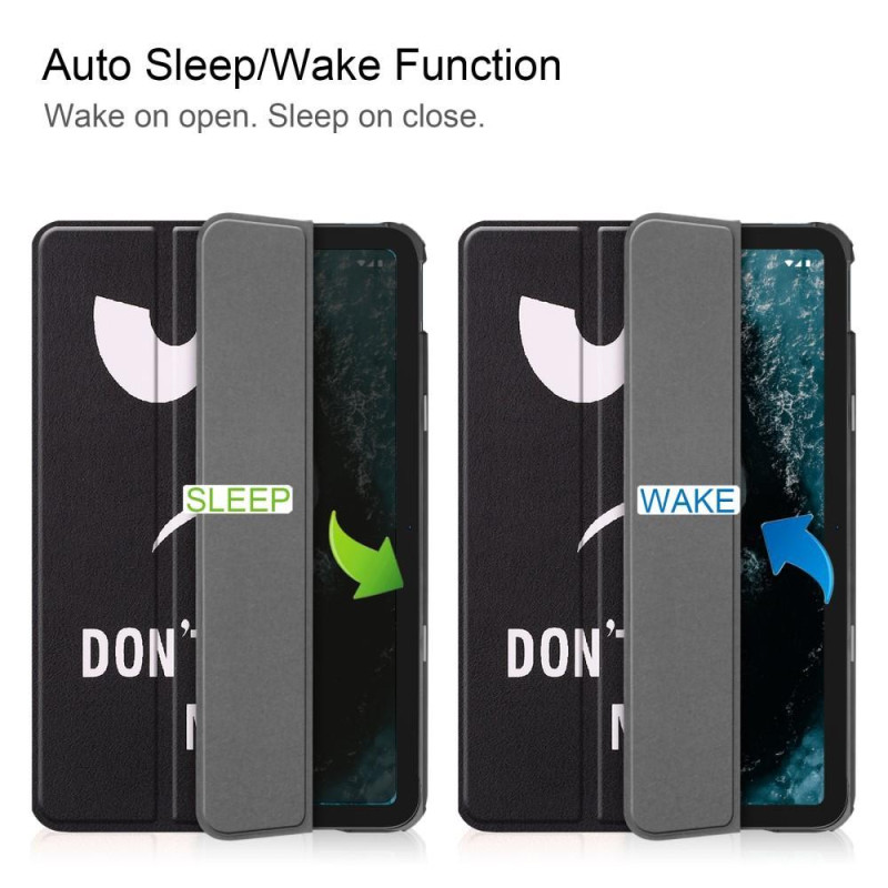 Tabletstativ Slim Fit Cover til Nokia T20 - Nebula