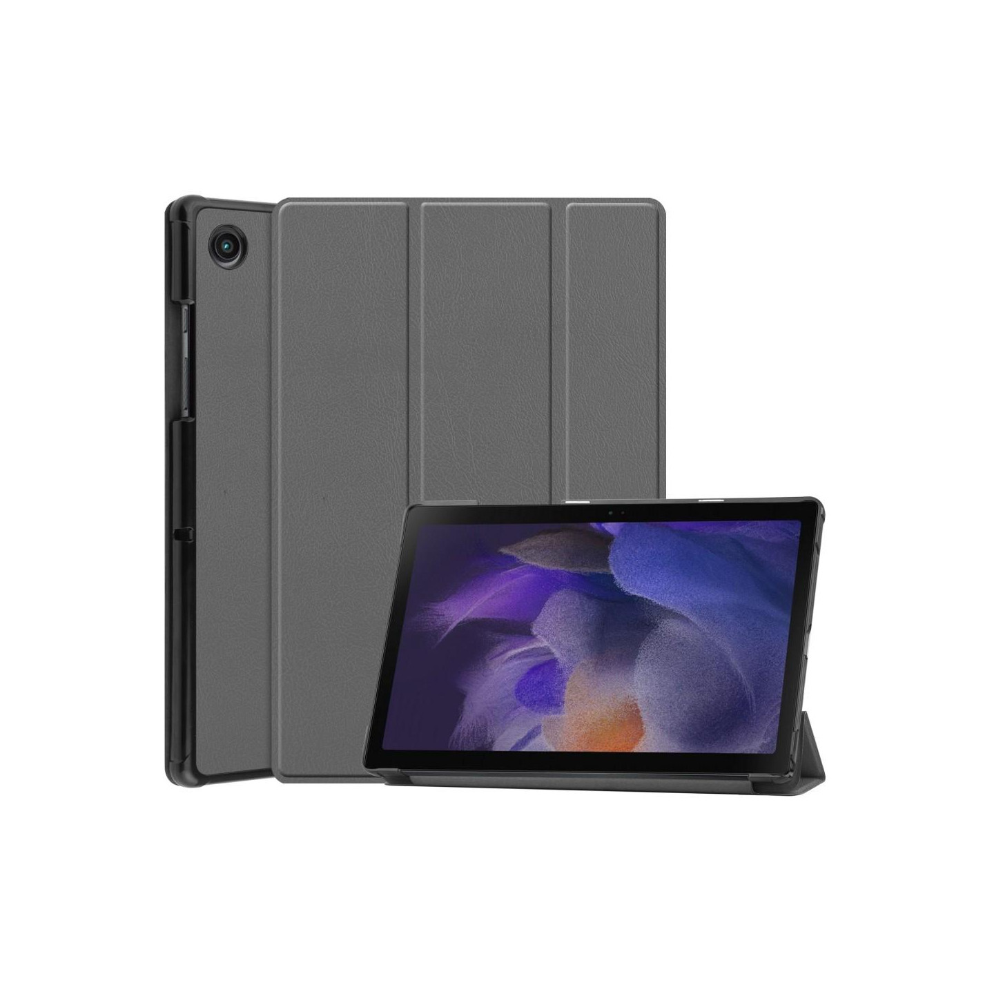 Tri - fold Stand Case for Samsung Galaxy Tab A8 10.5" (2021) - Gray