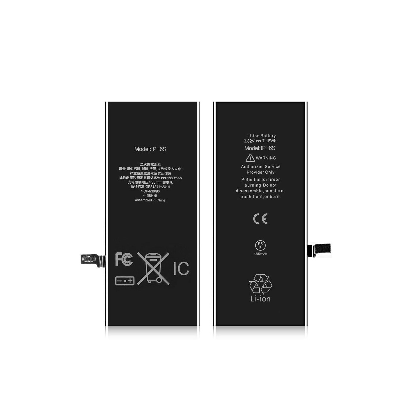 iPhone 6s IPARTS EXPERT 1880mAh Battery FCC/CE/RoSH