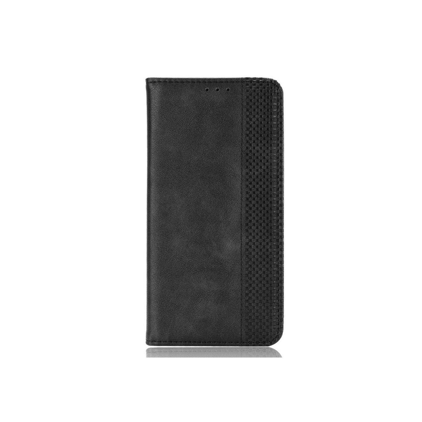 Wallet Stand Flip Phone Case for Motorola Moto E20 / E30 / E40 - Black