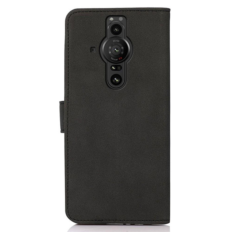 KHAZNEH Vintage lompakkokotelo Sony Xperia Pro - I - musta