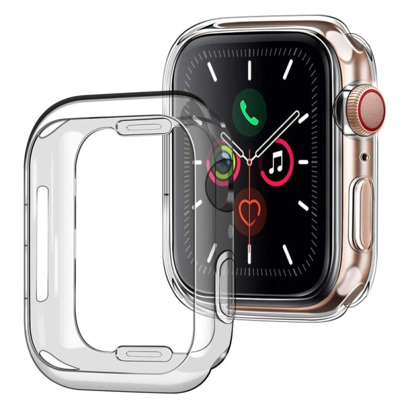 Beskyttende gjennomsiktig cover TPU til Apple Watch Series 7 45mm