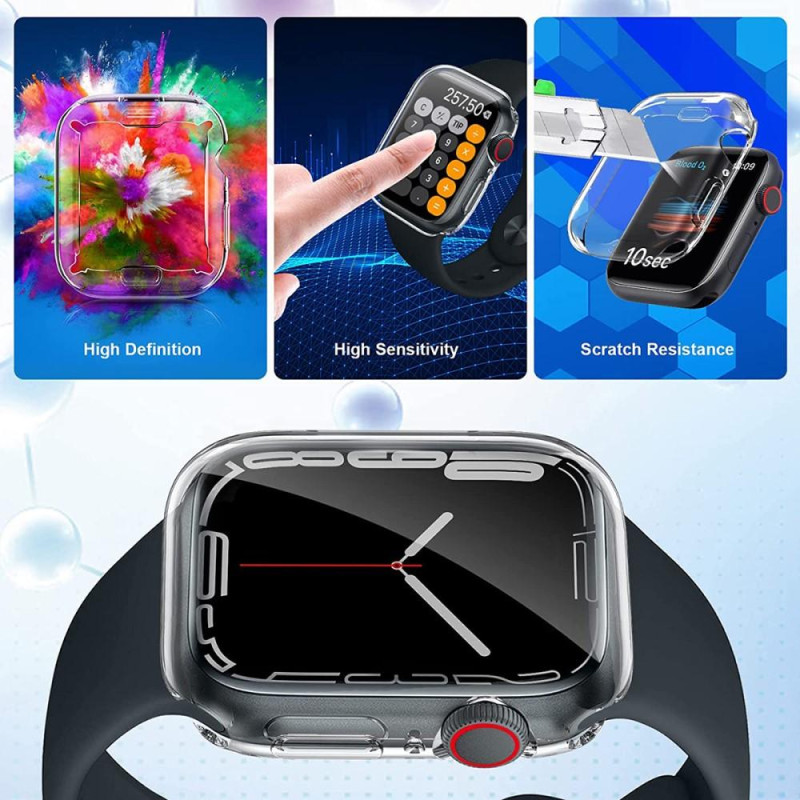 Apple Watch Series 7 45mm Protection Soft TPU Smart Watch Case Cover