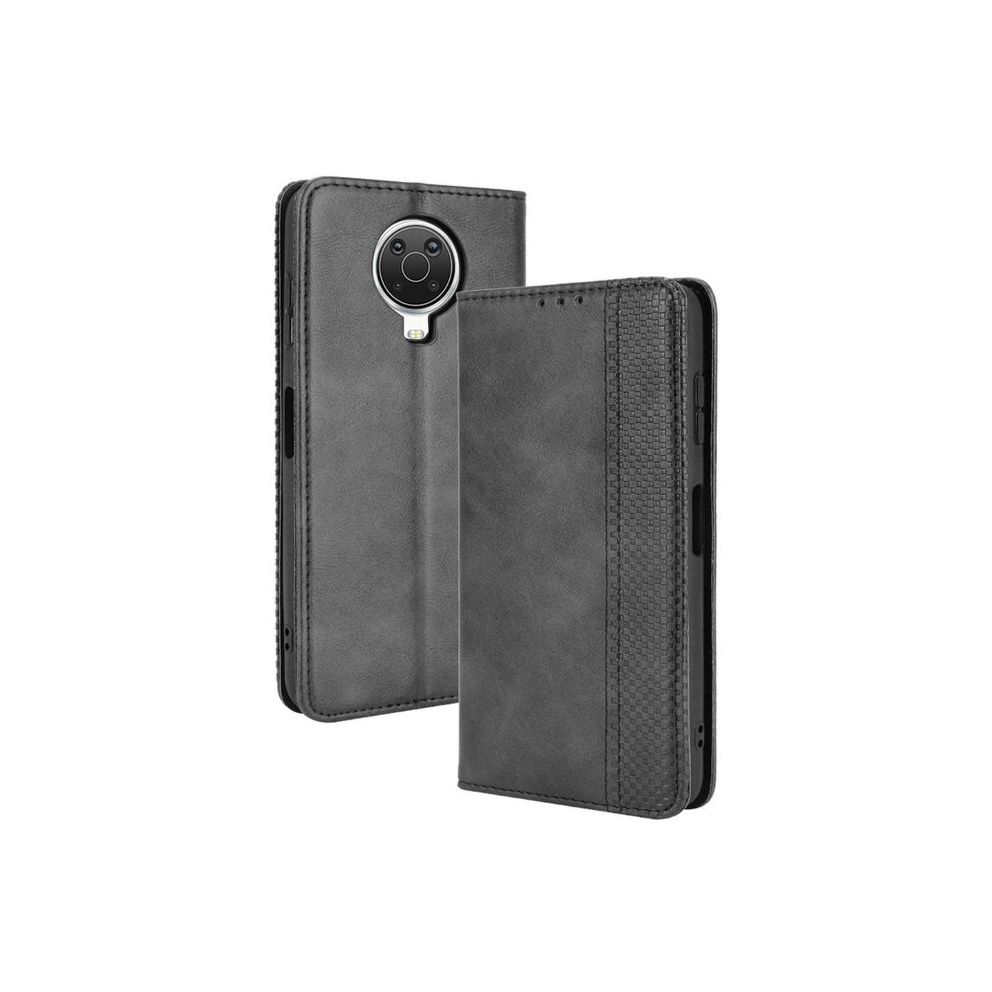 Nokia G10/G20 Wallet Stand Flip Phone Case - Black